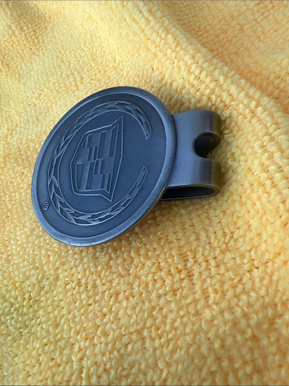 Cadillac Silver Logo Money Clip 2”.